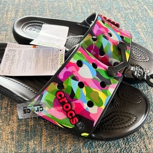 Crocs Bubble Block Classic Slides